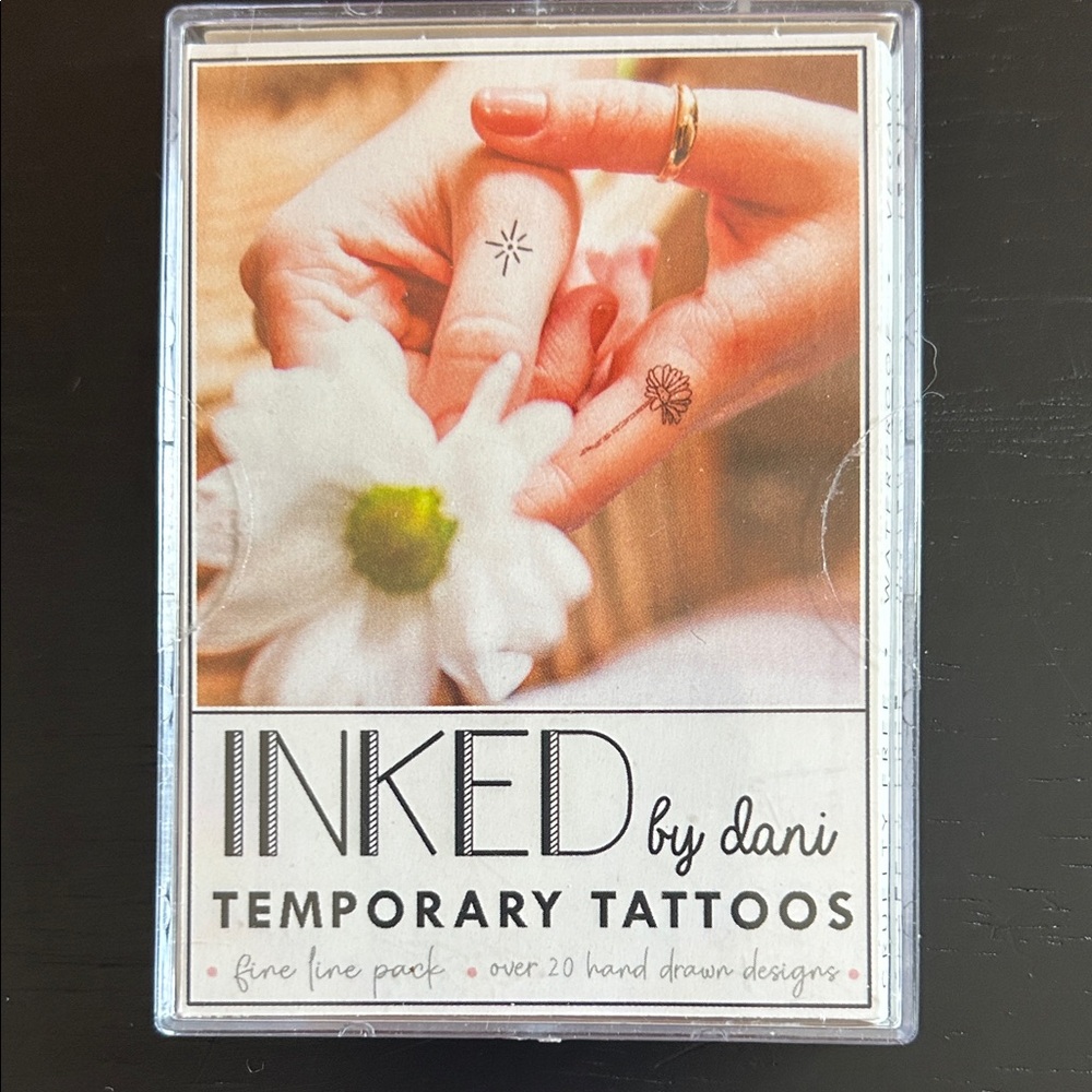 Inked by Dani Hand-Drawn Temporary Tattoos